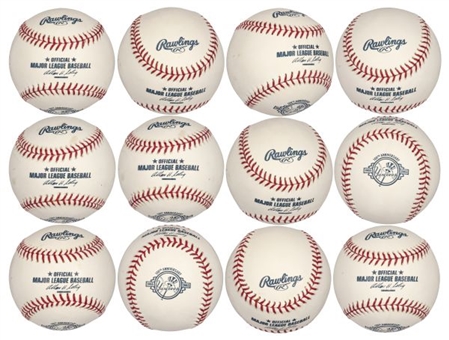 Lot of (360) Ny Yankee 100th Anniversary Logo Official MLB Baseballs